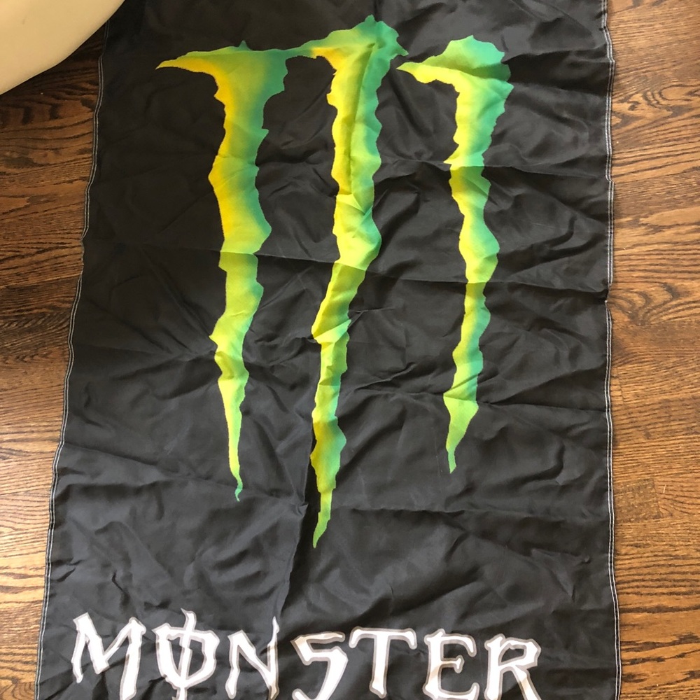 Huge monster drink sign